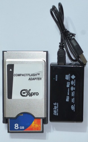 Pcmcia adapter media reader - pcmcia, 8