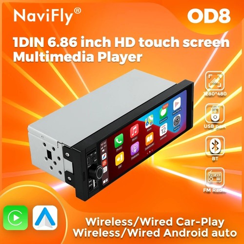 Zoll 1din carplay android - 6,86,